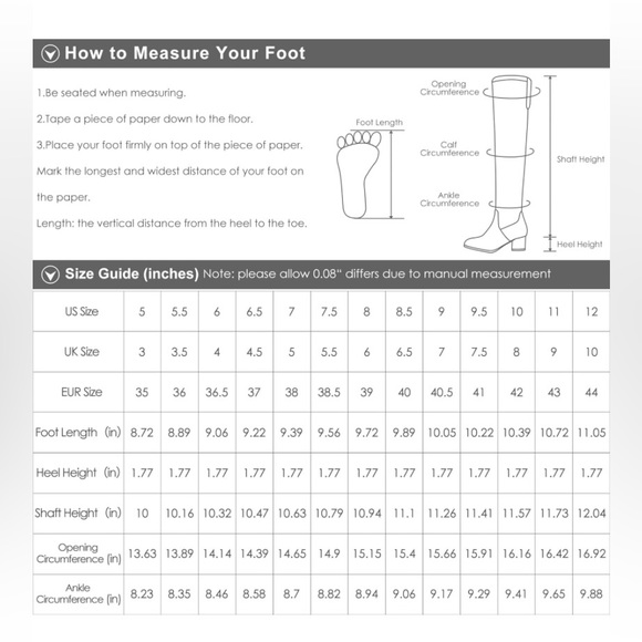 Mid Calf Riding Winter Boots - Picture 7 of 7